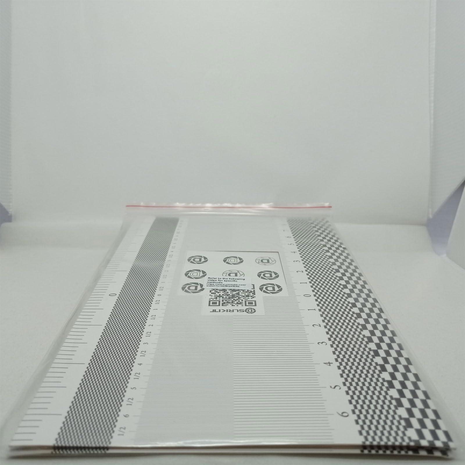 28X18cm Lens Focus Calibration Tool - Professional Alignment Ruler Folding Card for DSLR & Mirrorless Cameras (Pack of 2) - Perfect for Photography Studios, Camera Repair Shops & Field Calibration