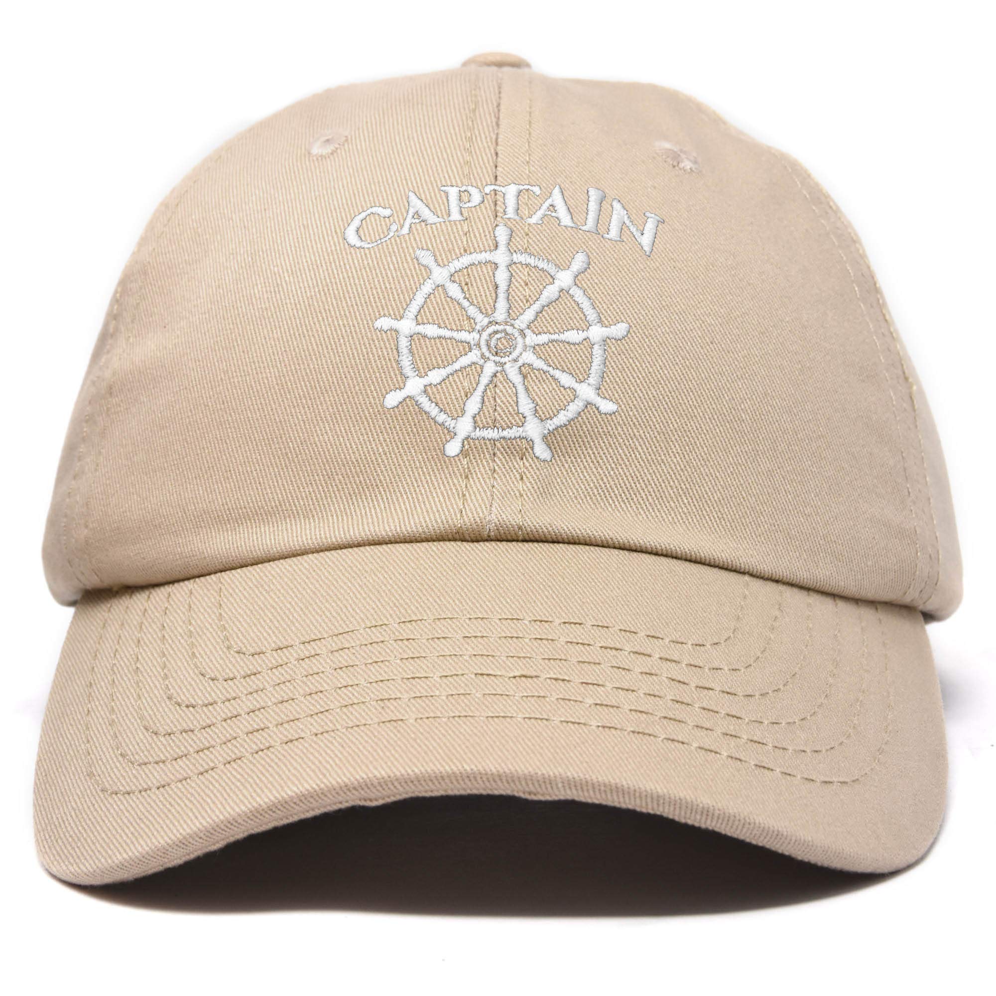 DALIX Captain Hat - Sailor Baseball Cap for Men & Women - Navy Blue Boating & Sailing Accessory - Perfect for Nautical Events, Costumes, and Outdoor Activities