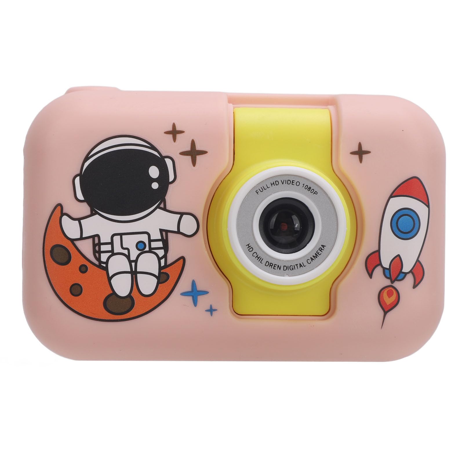 40MP Kids Digital Camera with Flip Lens - Fun Video Recording Toy Camera for Boys & Girls, Perfect for Birthday Gifts & Travel Adventures (Pink)