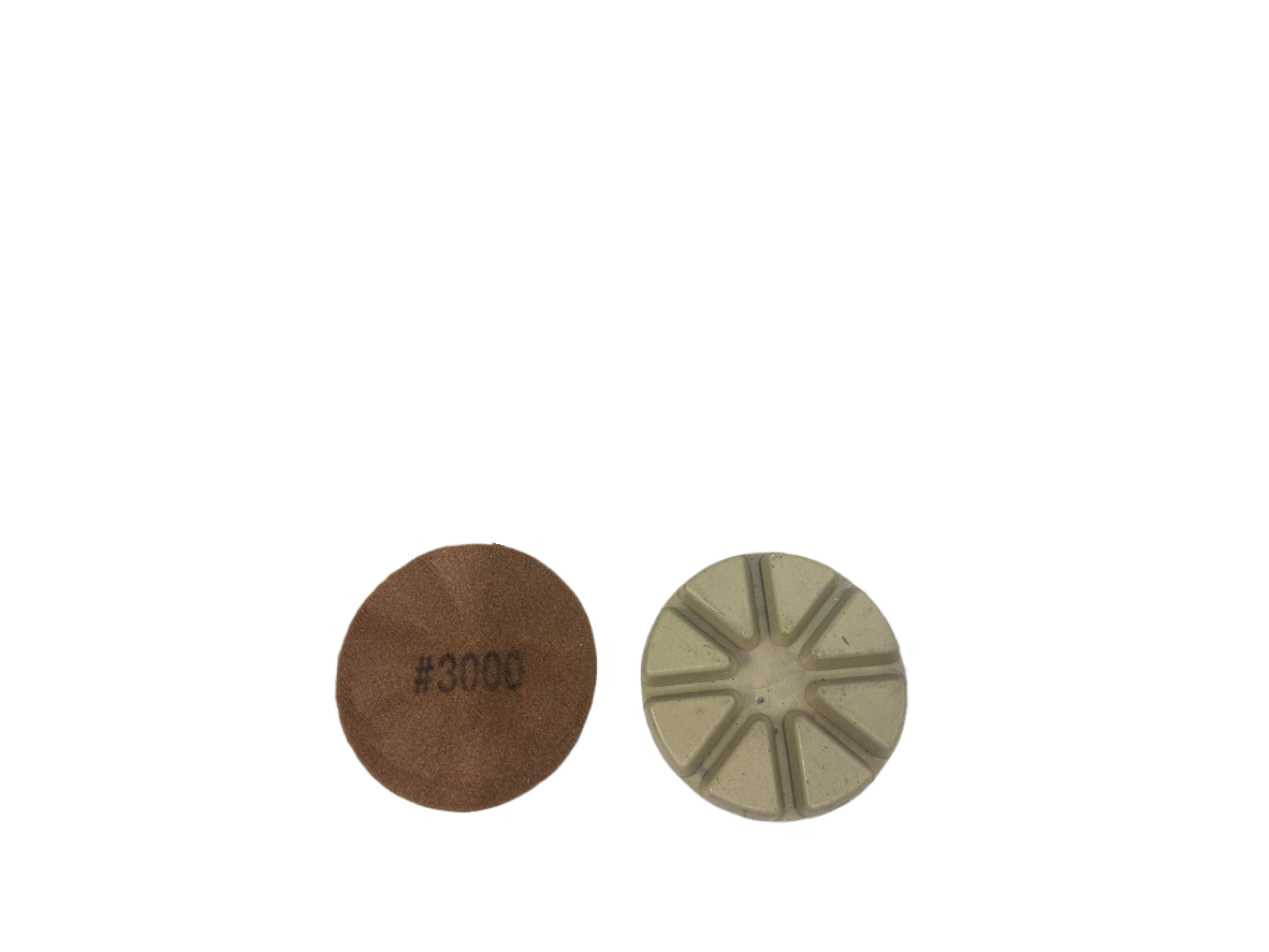 3 Inch Glossy Floor Buffing Pads - Heavy Duty Scrub Pads for Floor Polishing & Cleaning - Perfect for Hardwood, Tile & Concrete Floors - Ideal for Home, Office & Commercial Use