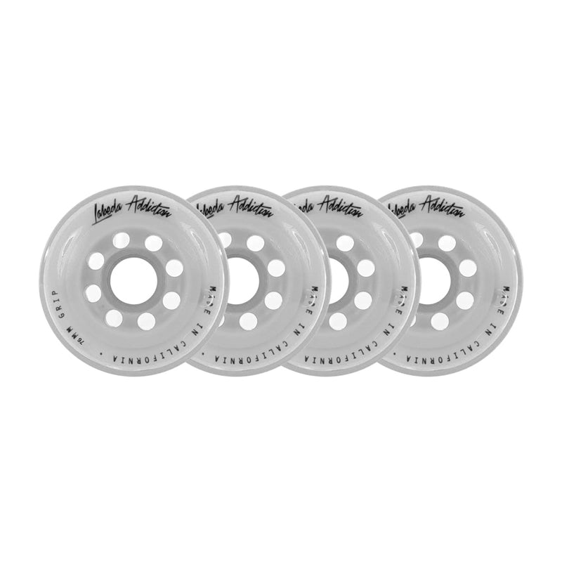 Labeda Addiction Wheels - 4 Pack High-Performance Skateboard Wheels for Smooth Riding | Perfect for Street Skating, Park, and Cruising