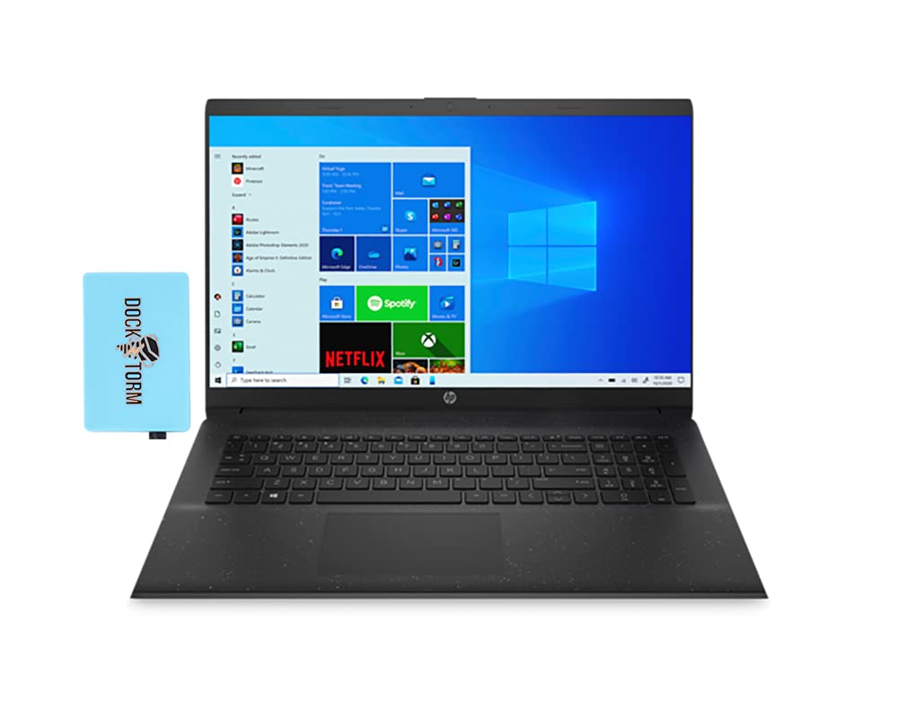 HP 17z-cp000 Home & Business Laptop - AMD Athlon Gold 3150U 2-Core Processor, 16GB RAM, 1TB PCIe SSD + 2TB HDD, AMD Radeon Graphics, 17.3
