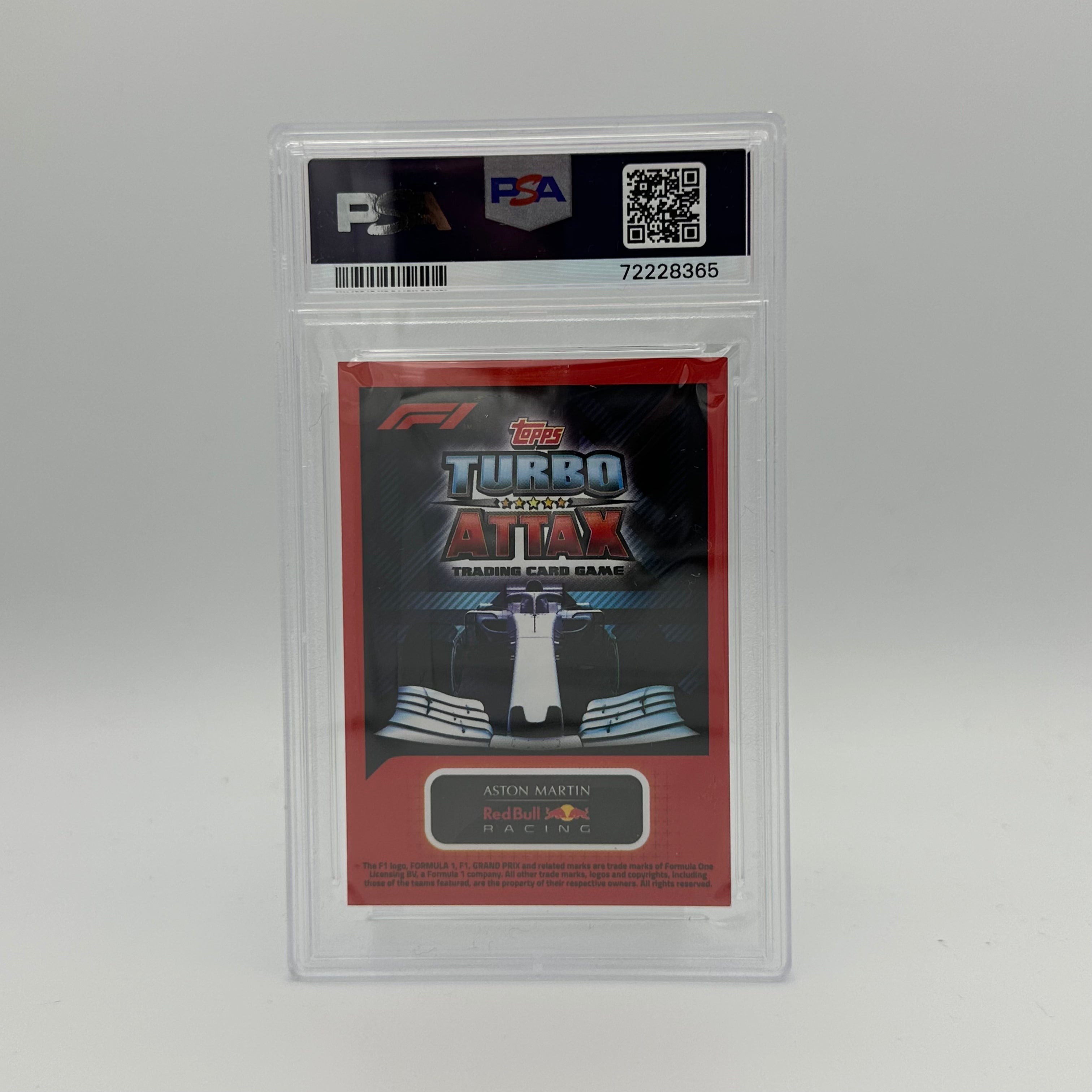 PSA 8 Graded Max Verstappen #LE2S Limited Edition Silver F1 Racing Card - Perfect for Collectors, Sports Memorabilia & Investment