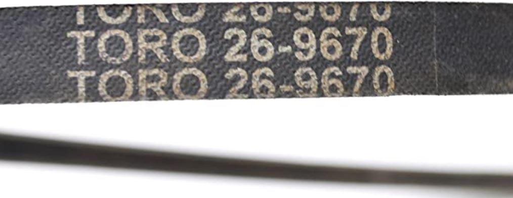 Toro 26 9670 V Belt Replacement - High-Quality Lawn Mower Belt for Toro Riding Mowers - Perfect for Yard Maintenance and Landscaping