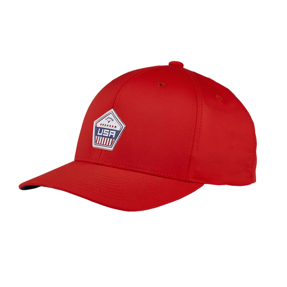 Callaway Patriot USA Men's Golf Hat - Adjustable Performance Cap for Golfers - Perfect for Golf Courses, Driving Range & Outdoor Sports