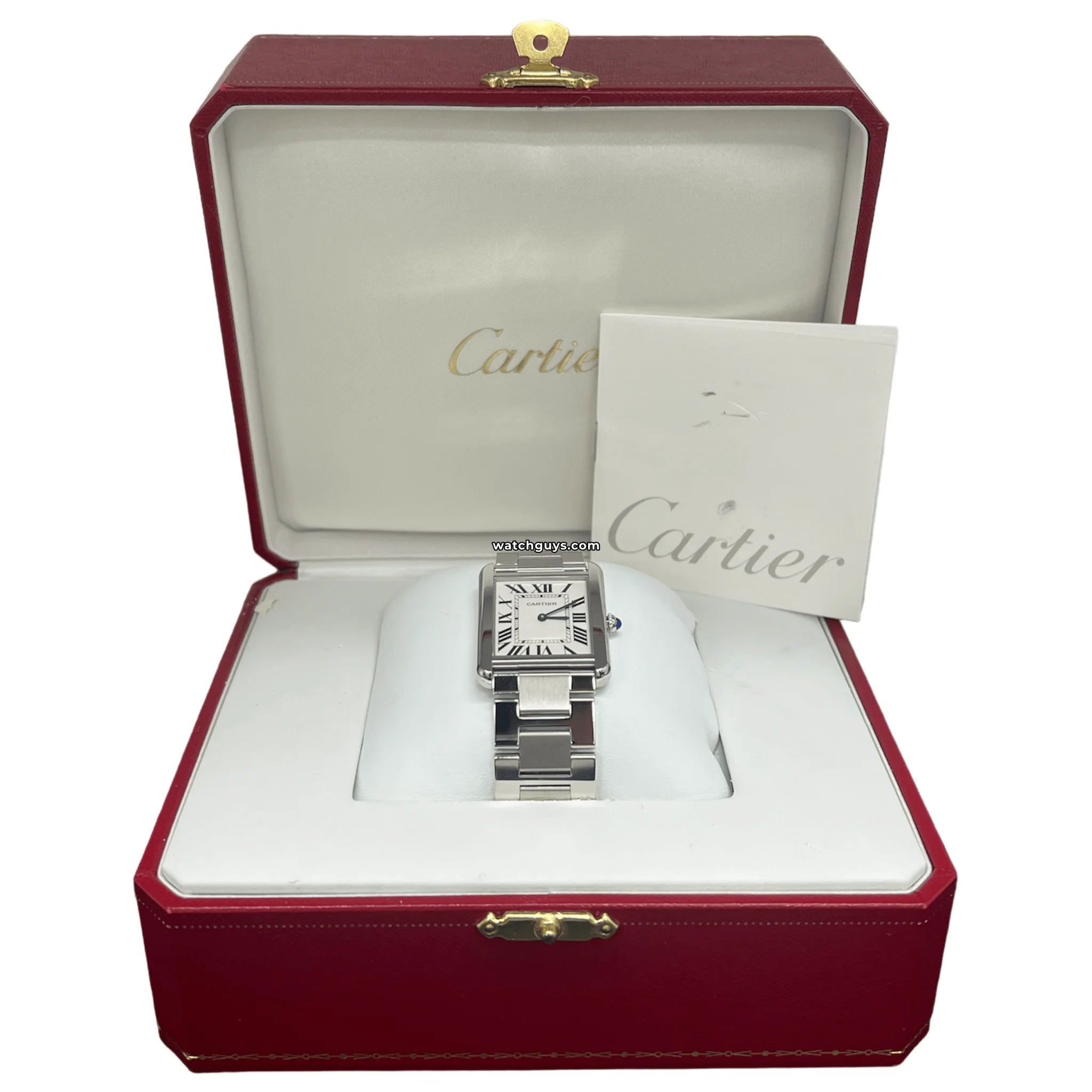 Cartier Tank Solo Large W5200014 - Luxury Swiss Watch for Men & Women - Classic Gold & Silver Stainless Steel - Perfect for Business, Formal Events & Everyday Wear