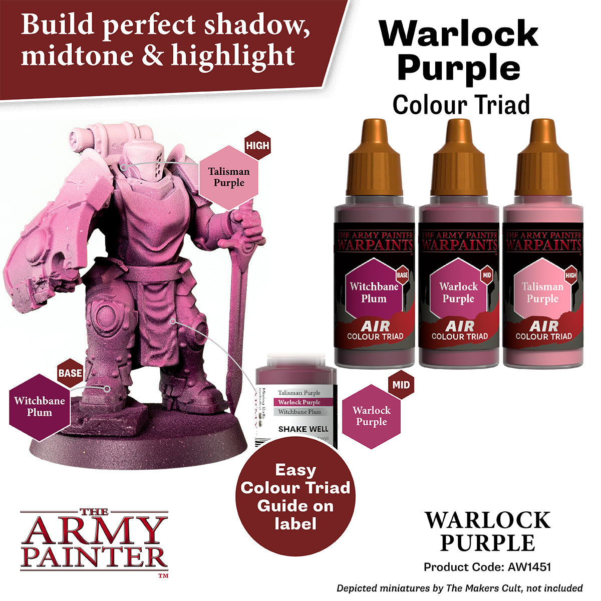 Warpaints Air: Warlock Purple - Premium Matte Lipstick for Long-Lasting Wear | Perfect for Cosplay, Halloween Makeup & Gothic Fashion Looks