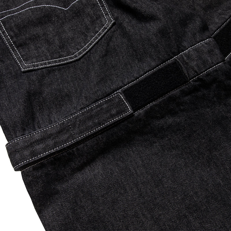 ASAP Rocky x Puma Knee Pad Pants - Black & Denim Color for Streetwear, Skateboarding & Urban Fashion