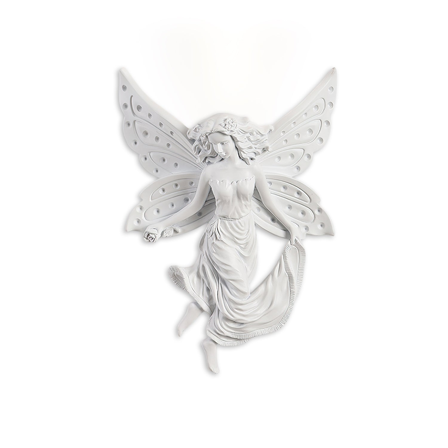 Angel Resin Wall Lamp - Elegant Decorative Lighting for Bedroom, Living Room & Hallway - Perfect for Home Decor & Ambient Lighting