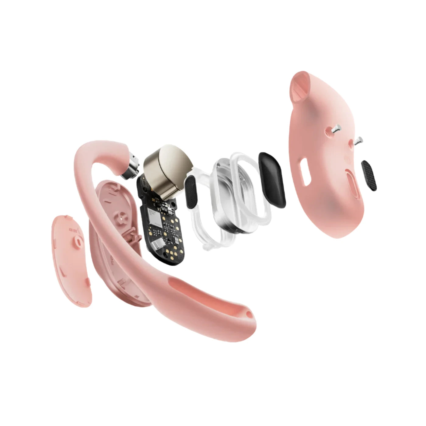 Openfit Air Pink Wireless Earbuds - Bluetooth 5.0, IPX5 Waterproof, 24H Playtime for Running, Gym, Workout & Travel