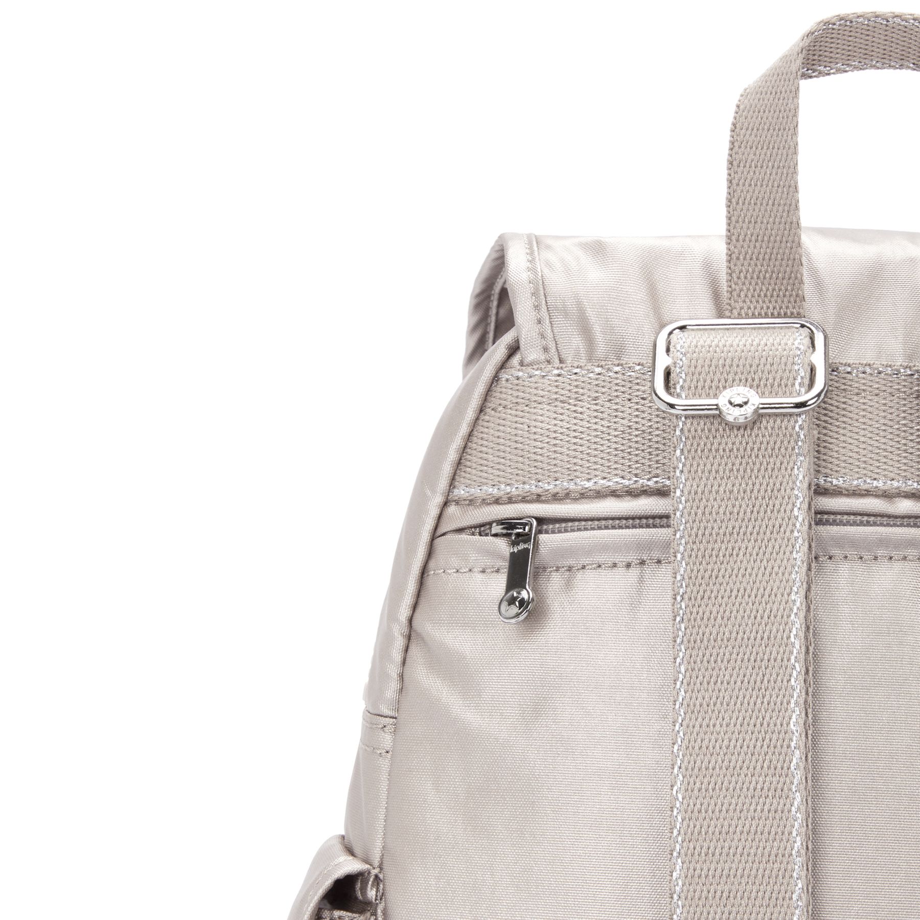 Kipling City Pack Small Metallic Backpack - Lightweight Travel Backpack for Women & Teens, Water-Resistant Daypack for Work, School & Commuting (Metallic Glow)