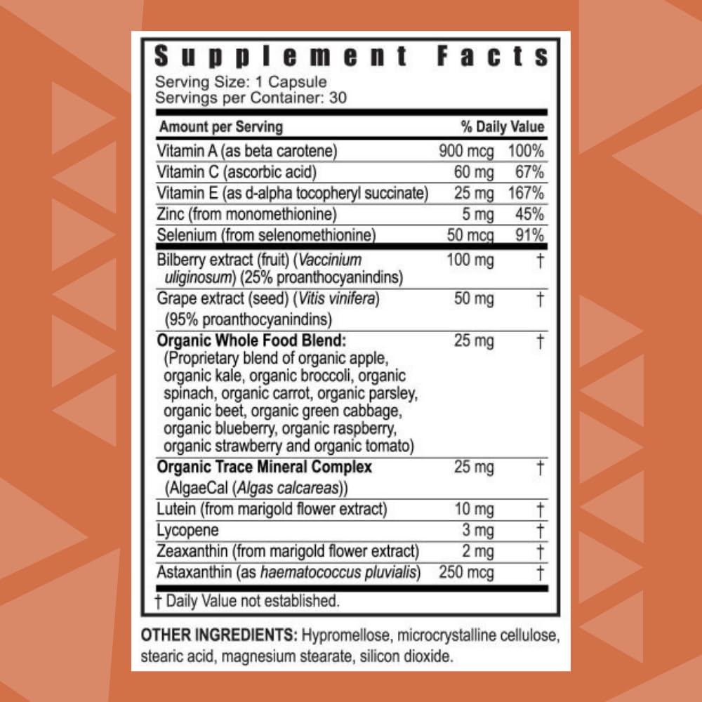 Youngevity Ocutiv Eye Health Supplement - 30 Capsules per Bottle - 2 Pack Bundle - Supports Vision & Eye Comfort for Daily Computer Use & Reading