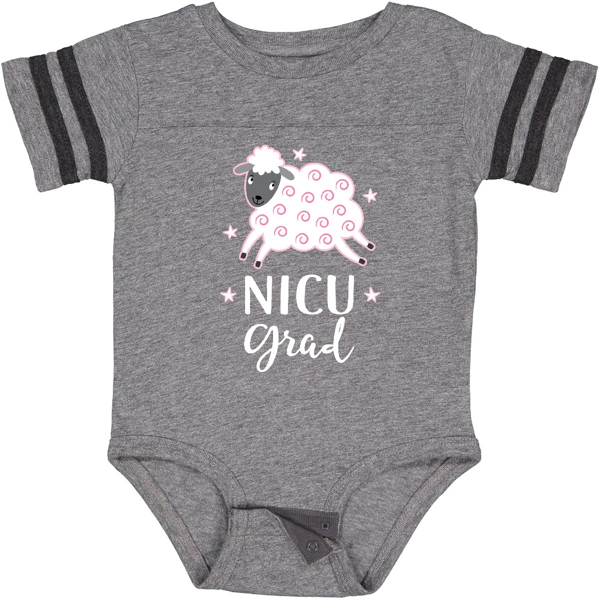 Inktastic NICU Graduate Baby Girl Bodysuit - Cute Newborn Onesie for Preemie & NICU Graduates - Perfect for Hospital Photos, First Outfits & Special Milestones