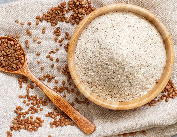 Organic Buckwheat Flour 3.5 Gallons - Gluten-Free, Non-GMO, Light & Airy Texture - Perfect for Baking Bread, Pancakes & Crepes - Birch & Meadow