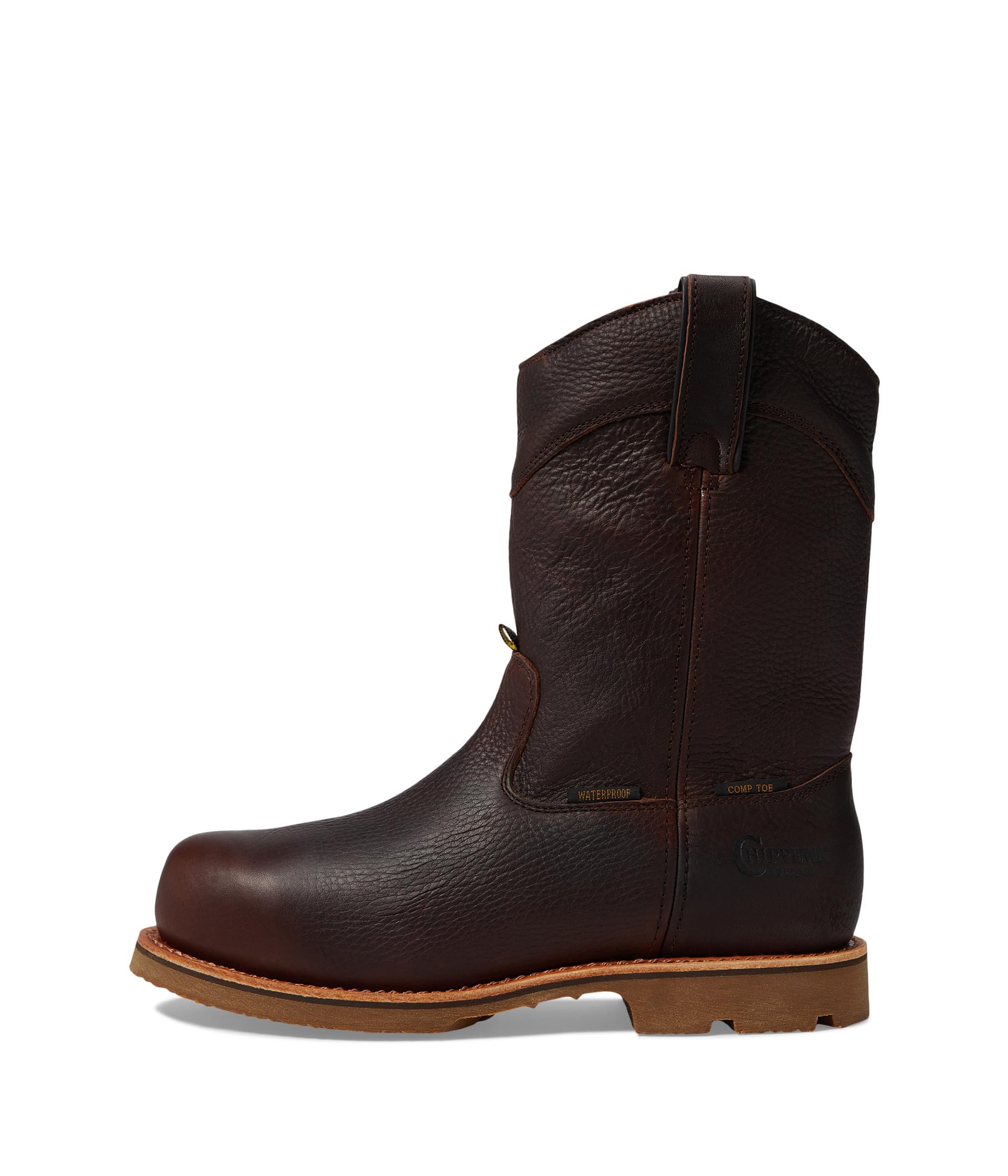 Chippewa Men's Serious Plus Waterproof Western Work Boot with Composite Toe - 72331 | Durable Safety Boots for Construction, Ranch & Outdoor Work