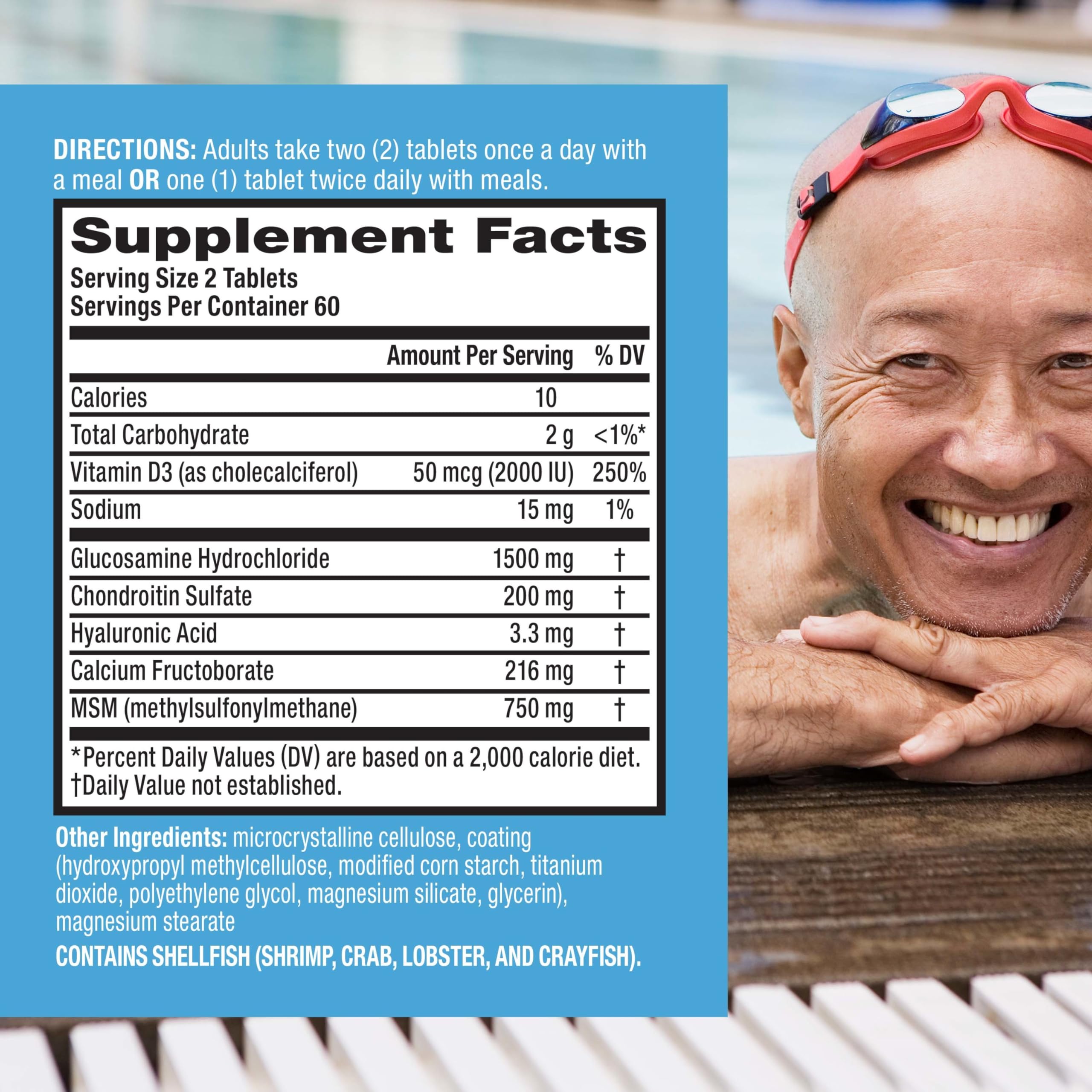 Move Free Advanced Glucosamine Chondroitin MSM + Vitamin D3 Joint Support Supplement - Supports Mobility, Comfort, Strength & Flexibility - Promotes Bone & Immune Health - 360 Tablets (3x120ct) - Ideal for Active Adults, Athletes & Seniors for Joint Care & Daily Wellness