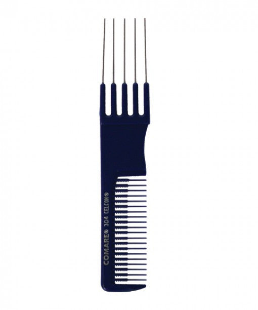 Professional Mark V Wig Comb with Stainless Steel Teeth - Gentle Detangling for Synthetic & Human Hair Wigs - Perfect for Styling, Maintenance & Salon Use