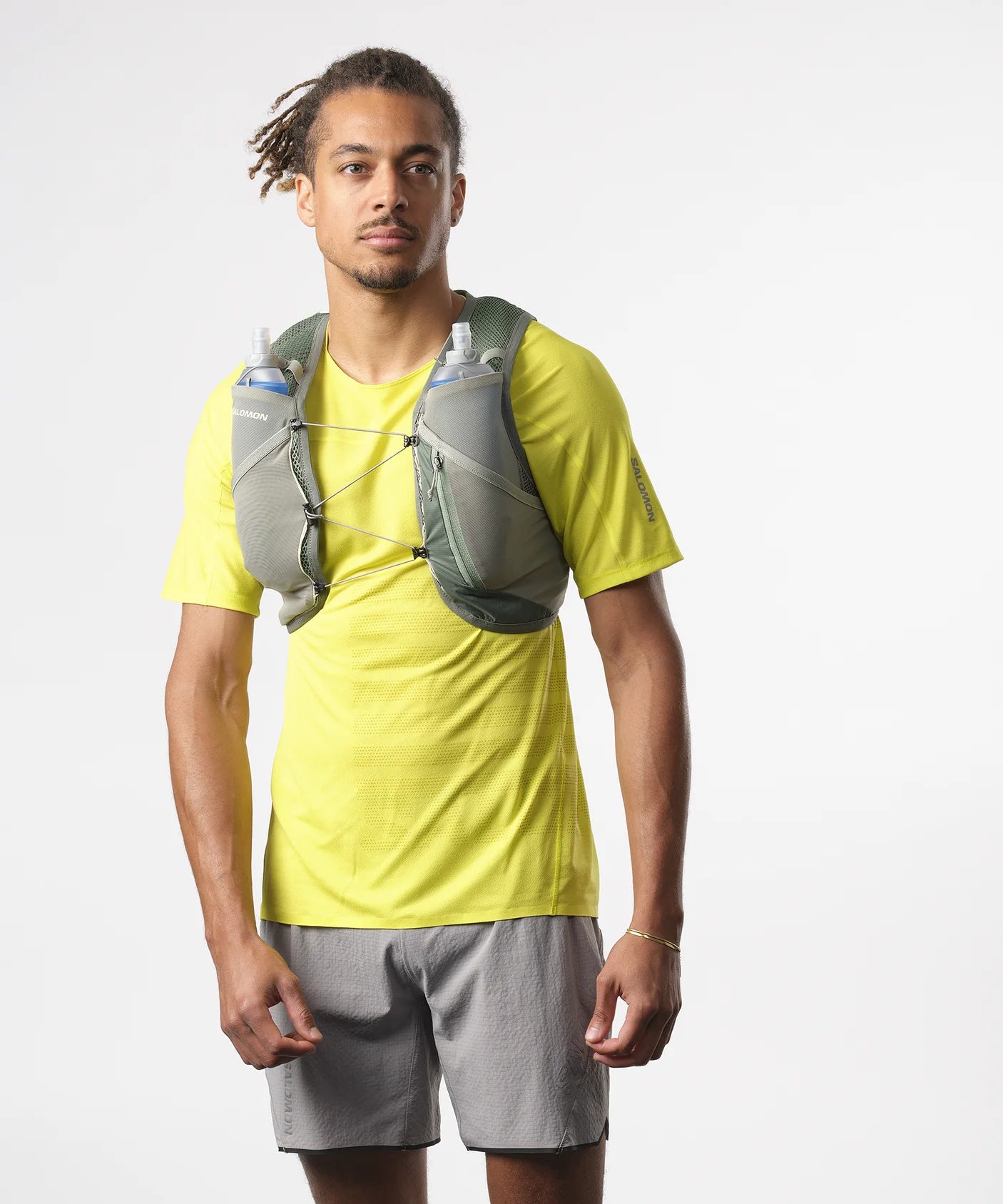 Active Skin 4 Running Hydration Vest with Water Flasks - Lightweight Breathable Unisex Trail Running Gear for Marathon, Hiking & Outdoor Sports