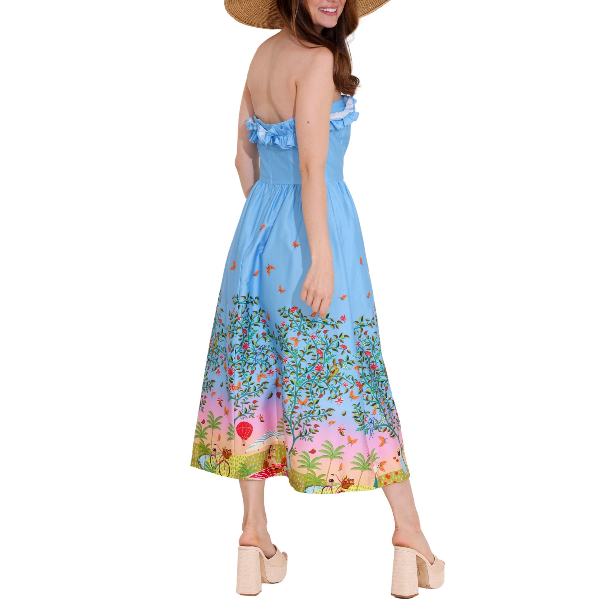 Playful Charm Catherine Dress - Elegant Floral Summer Dress for Women | Perfect for Parties, Weddings & Date Nights