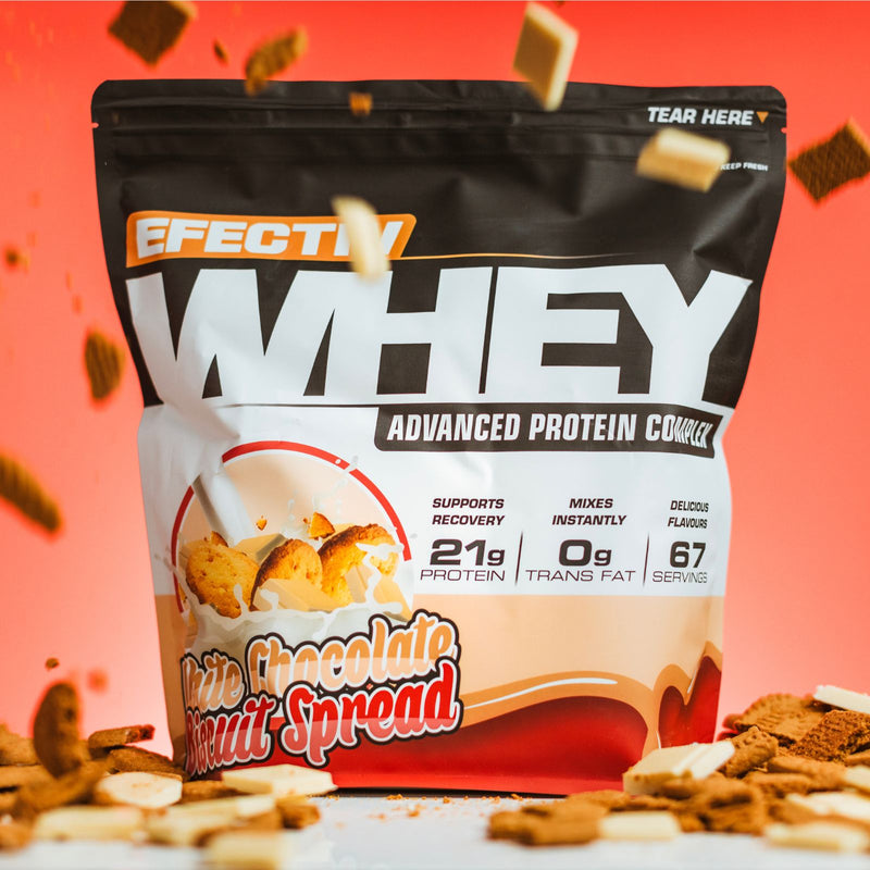 Efectiv Nutrition Whey Protein Powder 2kg (4.4 lbs) - Premium Muscle Recovery & Growth Supplement for Athletes & Fitness Enthusiasts | Post-Workout, Meal Replacement & Healthy Lifestyle Support