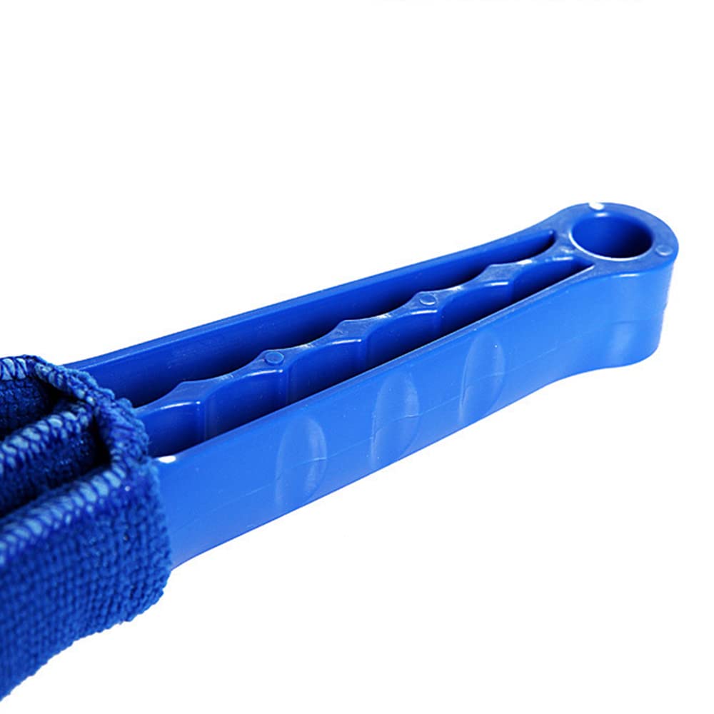 Venetian Blind Cleaner Tool - Removable Fabric Window Duster for Shutters, Vents & AC Units | Dust Collector Cleaning Brush (Green) | Perfect for Home, Office & RV Window Maintenance