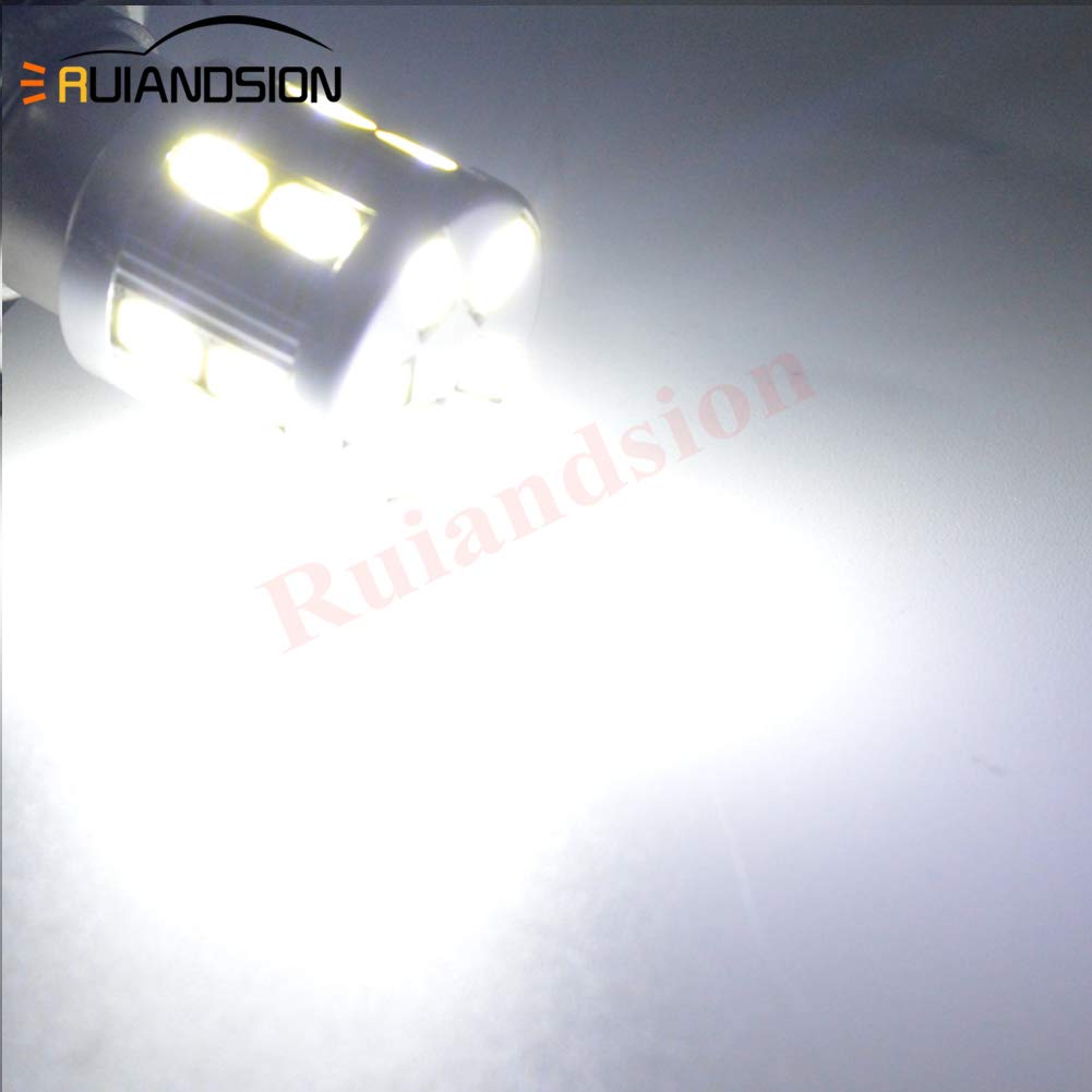 2PCS 1157 LED Bulbs 6V White 5630 17SMD - Bright Replacement Bulbs for Backup Reverse Lights, Tail Lights & Brake Lights - Perfect for Cars, Trucks, SUVs & Motorcycles