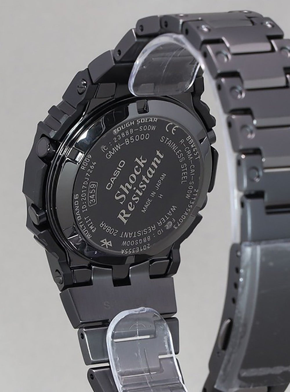 CASIO G-Shock GMW-B5000MB-1JF Full Metal Square Watch - Made in Japan, Shock Resistant, Solar Powered, Bluetooth Connectivity - Perfect for Outdoor Sports, Military, and Everyday Wear