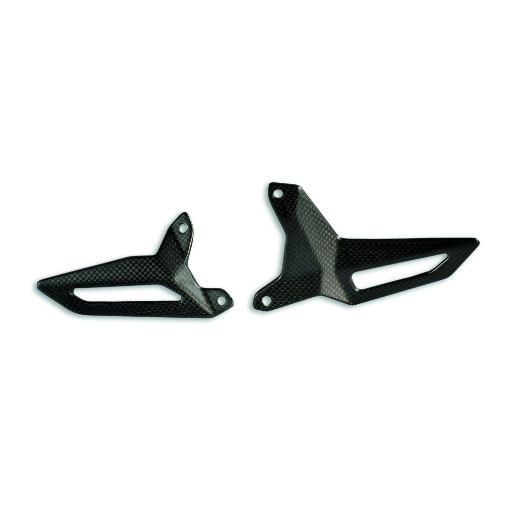 Ducati Panigale Carbon Fiber Heel Guards - Lightweight Motorcycle Foot Pegs for Racing & Street Bikes - Perfect for Track Days & Performance Riding