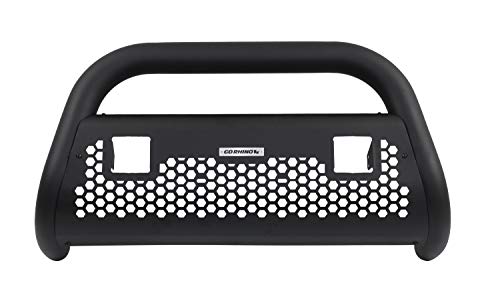 Go Rhino RC2 Bull Bar with Holes for Two 3x3 LED Cube Lights | Heavy Duty Mild Steel, Textured Black Finish | Fits Ford F-150, Chevy Silverado, Ram 1500 | Off-Road Protection & Light Mounting Solution