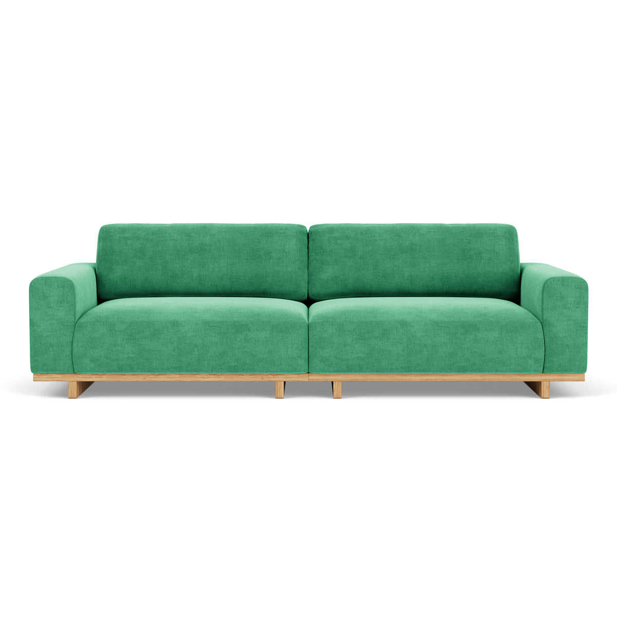 Aya Fabric 3.5 Seater Sofa - Modern Living Room Couch with Soft Upholstery, Comfortable Sectional Sofa for Home, Office & Lounge Areas