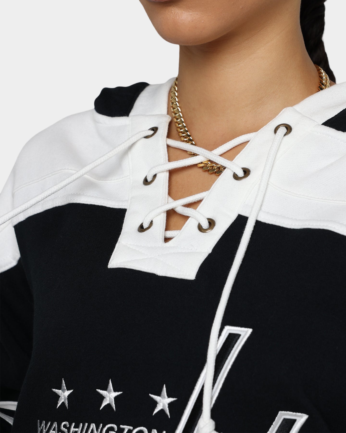 Washington Capitals Superior Lacer Hoodie by 47 Brand - Jet Black - Perfect for Game Day, Casual Wear & Sports Fan Apparel
