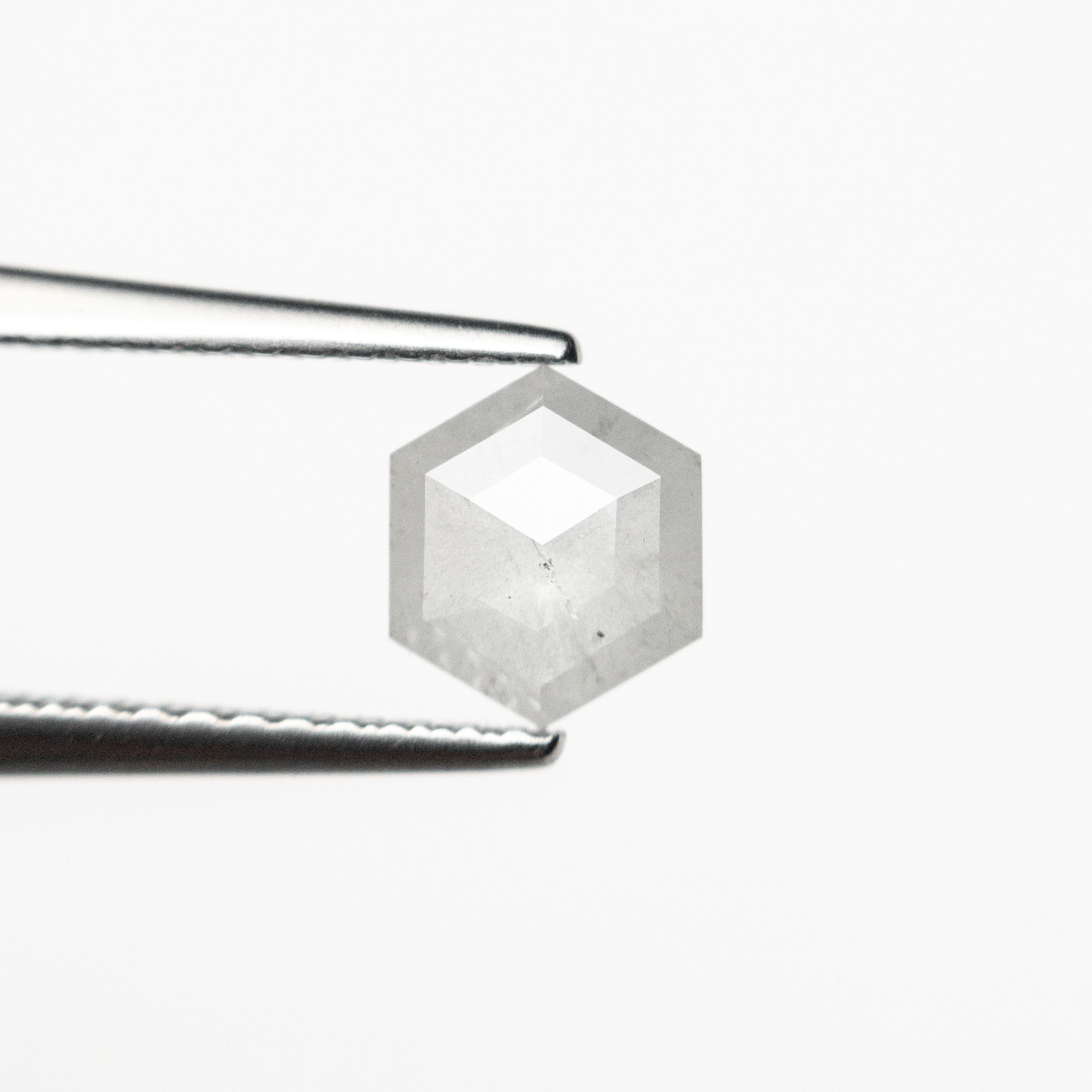 0.68ct Hexagon Rose Cut Diamond (6.43x5.57x2.17mm) - 25457 23 | Loose Gemstone for Jewelry Making, Engagement Rings & Unique Gifts
