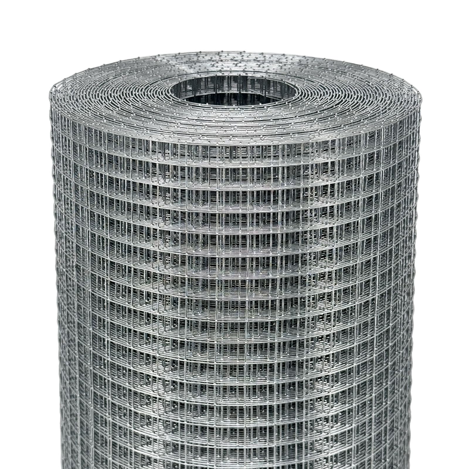 1/2 Inch x 4 ft x 100 ft 19-Gauge Galvanized Hardware Cloth Roll - Heavy Duty Welded Wire Mesh for Chicken Coop Fencing, Garden Protection, Gopher Control, Tree Guards, and DIY Critter Barriers | Ideal for Poultry Runs, Raised Beds & Pest Prevention