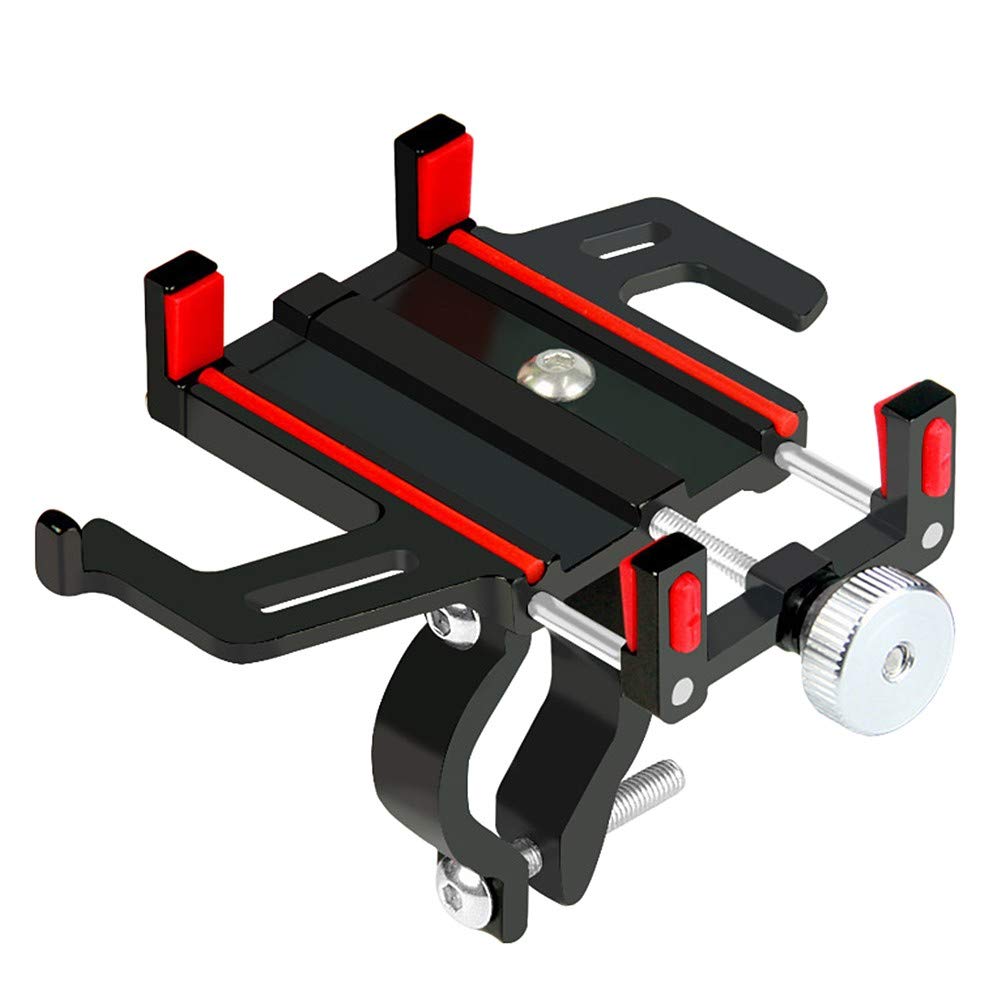 Bicycle Phone Holder - Adjustable Aluminum Alloy Bike Mount for Secure Mobile Phone Support - Ideal for Cycling, Commuting & Outdoor Adventures