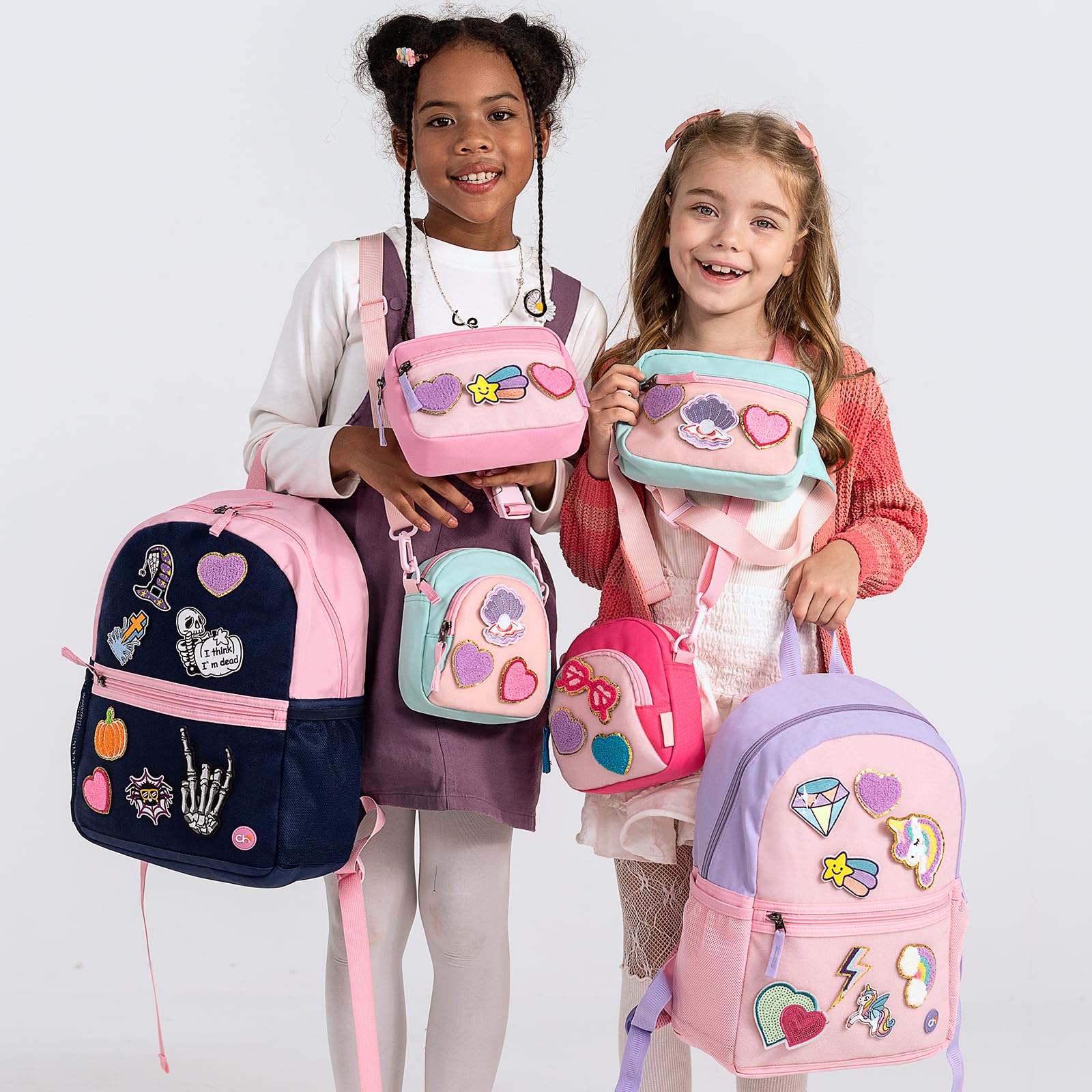 Choco Mocha Girls Crossbody Purse for Kids Ages 2-8 | Toddler Shoulder Bag for Little Girls | Perfect for School, Parties & Daily Use