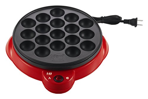 Electric Japanese Takoyaki Pan - Non-Stick Octopus Ball Maker for Home & Party Cooking - Perfect for Japanese Street Food, Snacks & Appetizers