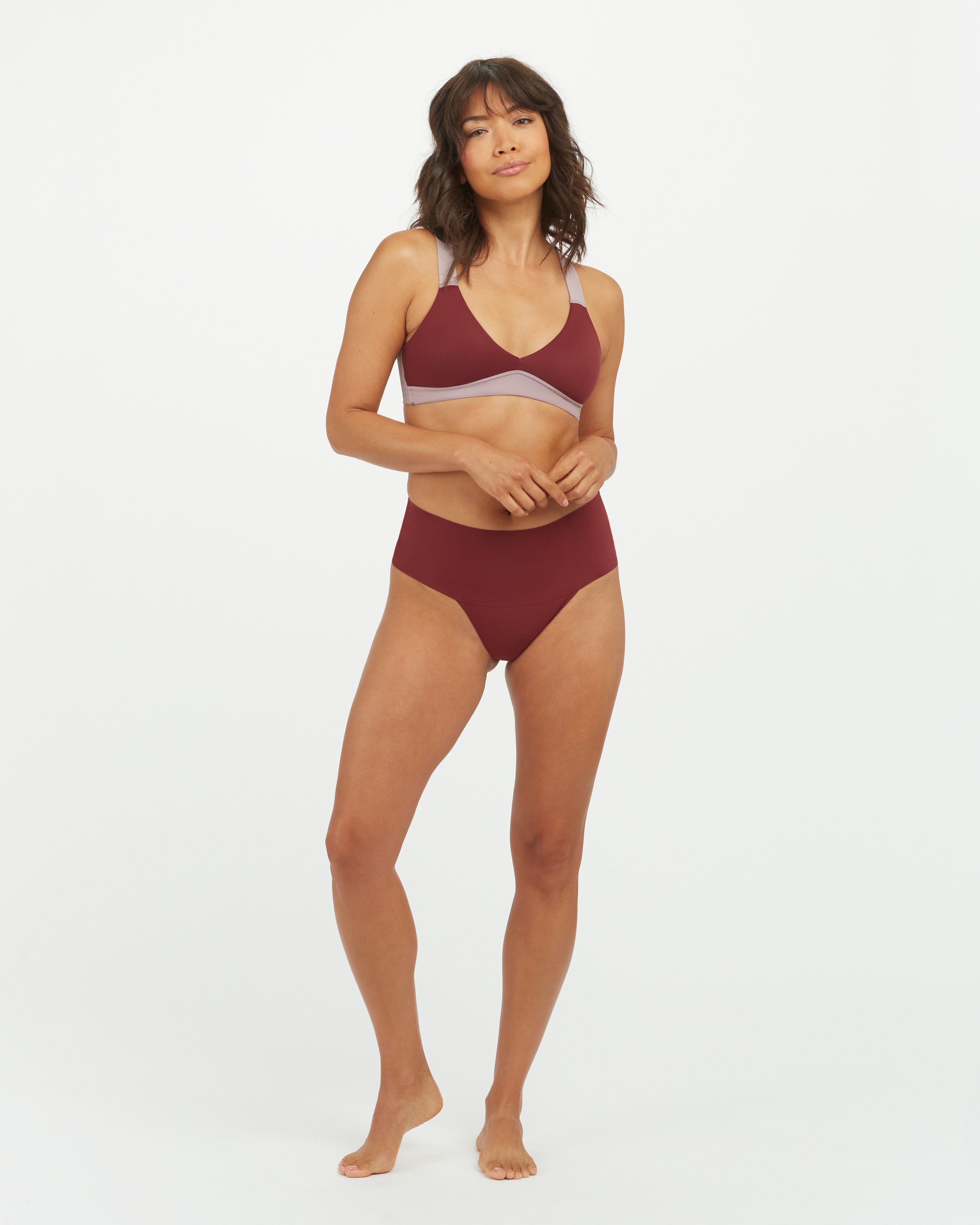 SPANX Smooth Comfort Unlined Bralette - Wireless Seamless Bra for Everyday Wear & Lounge - Perfect for Yoga, Work from Home & Relaxation