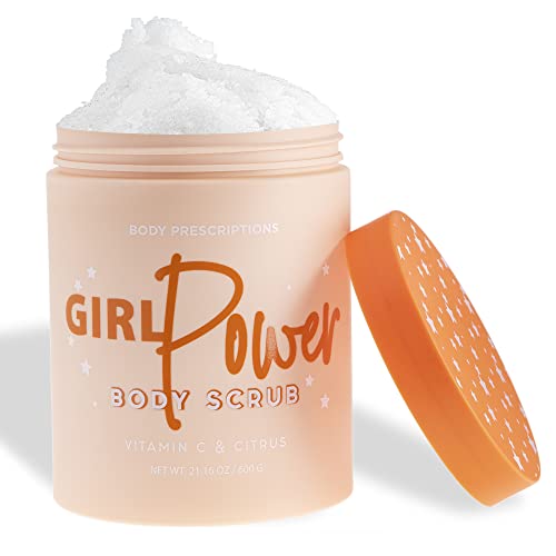 Exfoliating Body Scrub with Vitamin C & Citrus - Daily Body Wash for Smooth, Nourished Skin | Body Cleanser for Women | Perfect for Shower & Spa Day Self-Care Routine