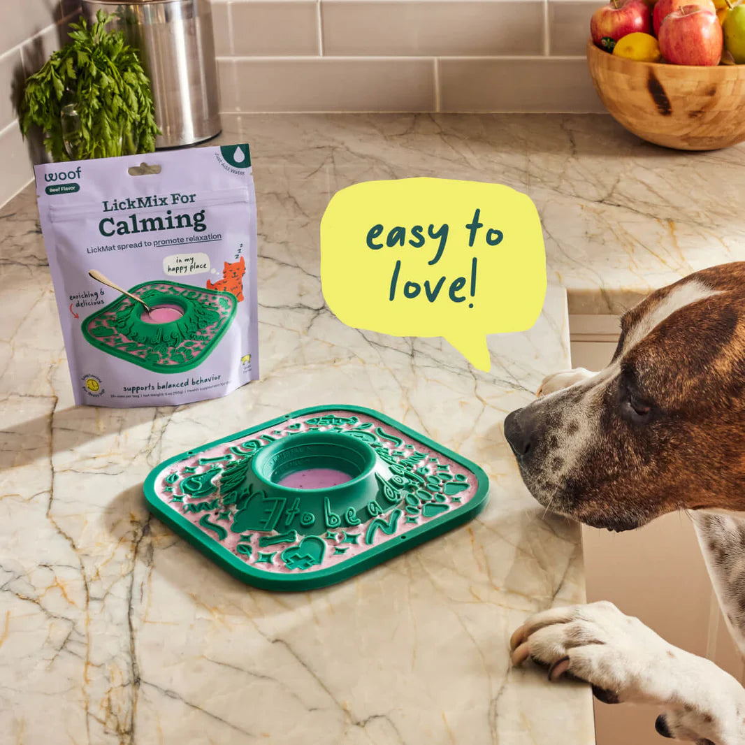 LickMix Calming Gel for Dogs - Functional Relaxation Mix with Jelly Texture | Helps Reduce Anxiety & Stress | Perfect for Travel, Vet Visits & Thunderstorms | Woof