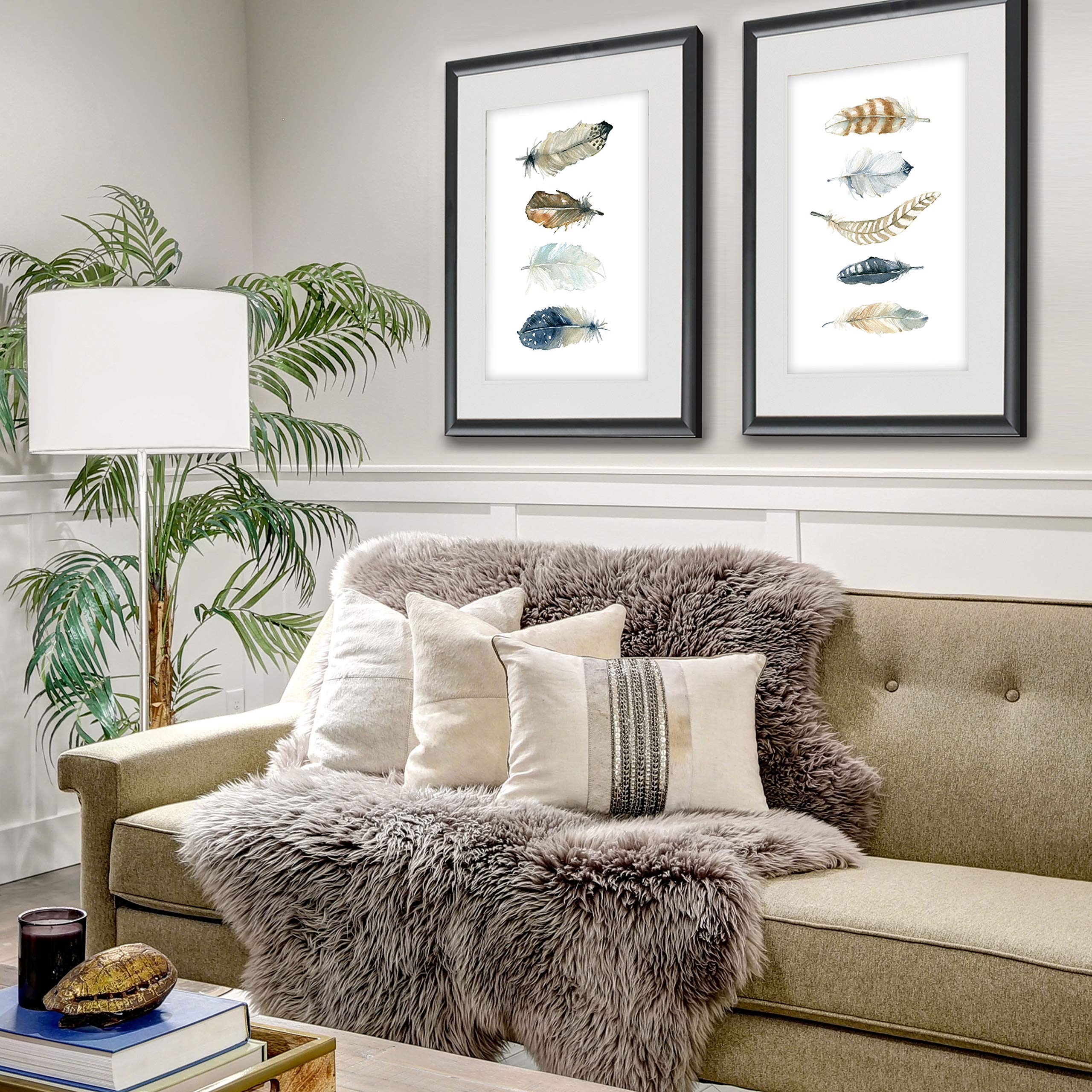 Wexford Home Feather Collection - 2 Piece Set | Luxury Down Comforter & Pillow Set for Bedroom Decor | Perfect for Cozy Nights & Guest Rooms