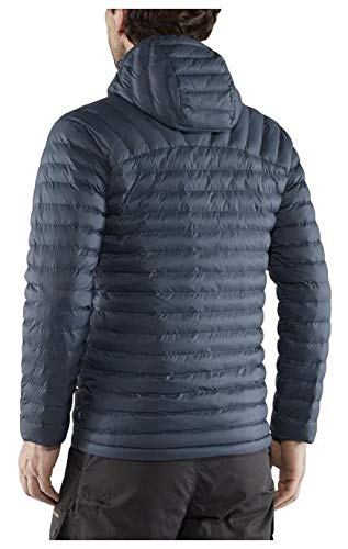 Fjallraven Men's Expedition Lätt Hoodie - Lightweight Water-Resistant Outdoor Jacket for Hiking, Camping & Travel - Perfect for Cold Weather Adventures