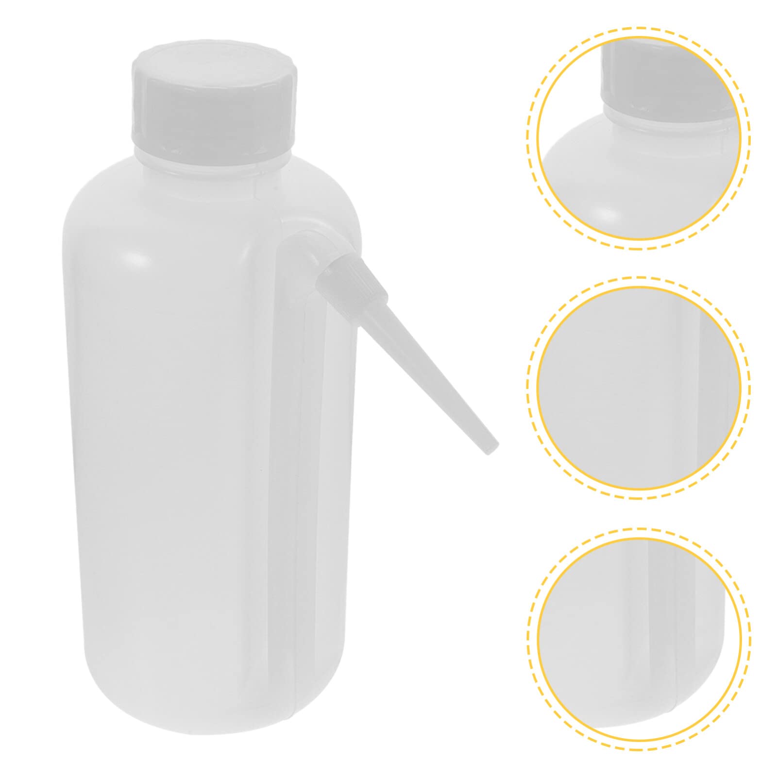 **Lab Safety Wash Bottles - 4PCS PE Squeeze Bottles for Chemical & Water Dispensing | Ideal for Laboratory, Tattoo Cleaning, Gardening & DIY Projects**