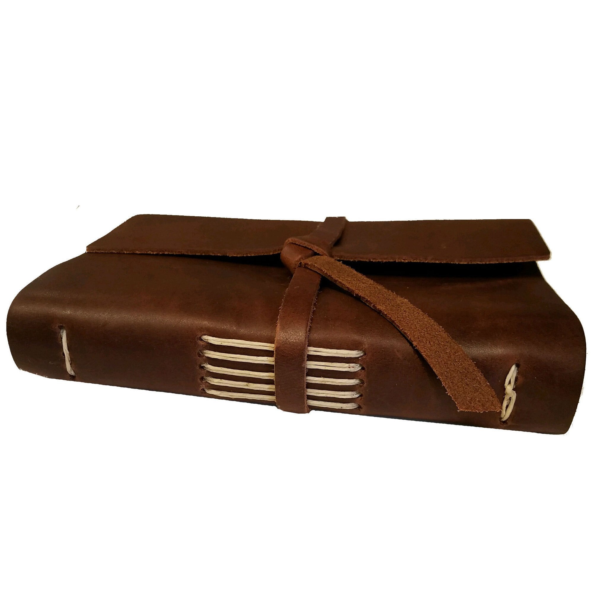 Premium Leather Bound Sketchbook & Journal for Artists - Handmade Genuine Leather Cover, Thick Acid-Free Paper - Perfect for Drawing, Writing & Travel