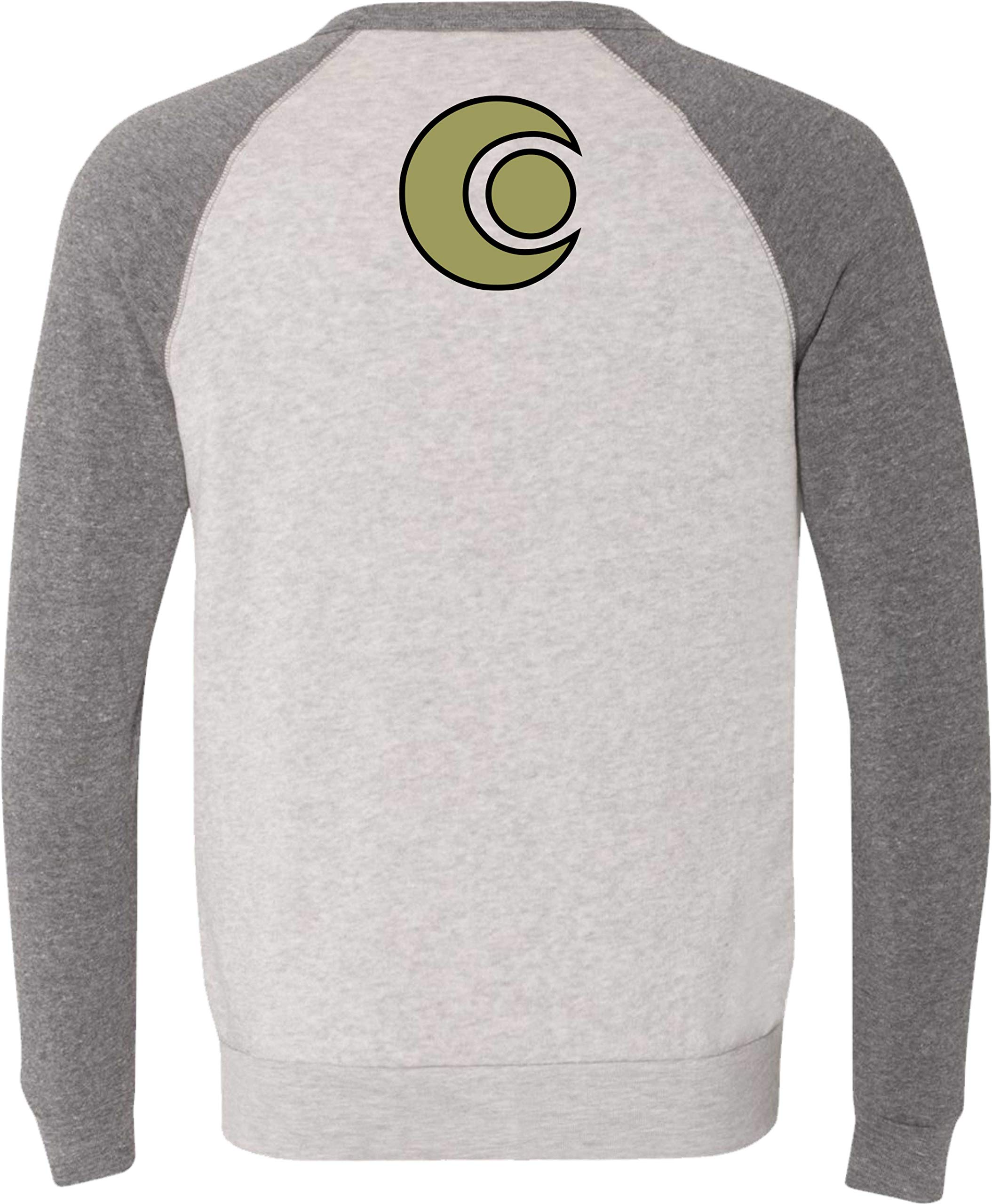 ALLNTRENDS Men's & Women's Colorblock Anime Sweatshirt - Otsutsuki Clan Symbol Hoodie | Casual Streetwear for Anime Fans & Cosplay Enthusiasts