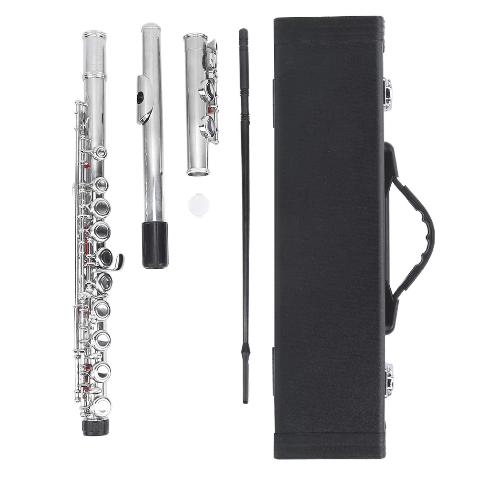Premium Sterling Silver Flute for Beginners - Smooth Playability & Excellent Air Tightness - Perfect for School Bands, Music Classes & Solo Practice