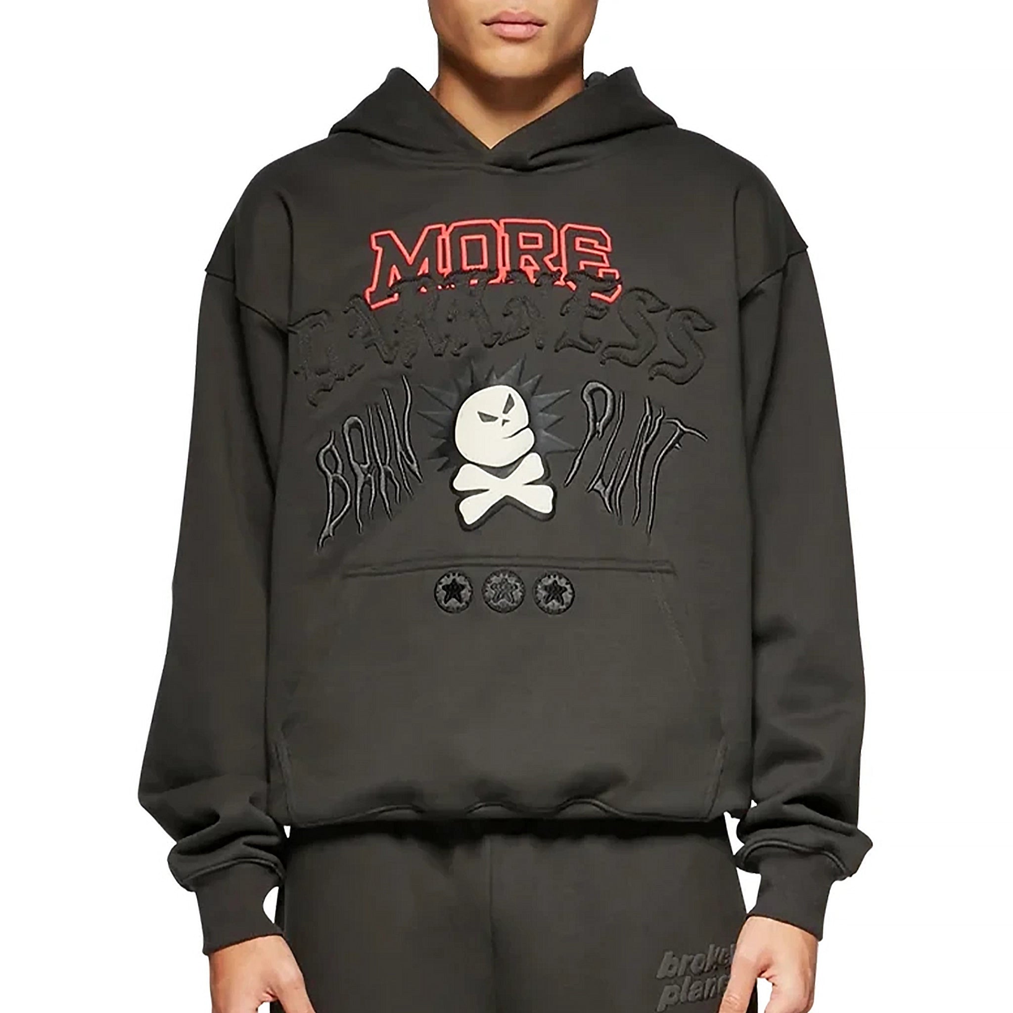 Broken Planet Beware Black Hoodie - Trendy Streetwear for Men & Women | Perfect for Casual Outfits, Urban Fashion, and Everyday Wear