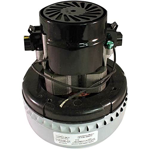 High-Power Vacuum Motor Blower - 2 Stage, 1 Speed Replacement for Ametek 116336-01 - Ideal for Industrial Cleaning, HVAC Systems, and Workshop Equipment