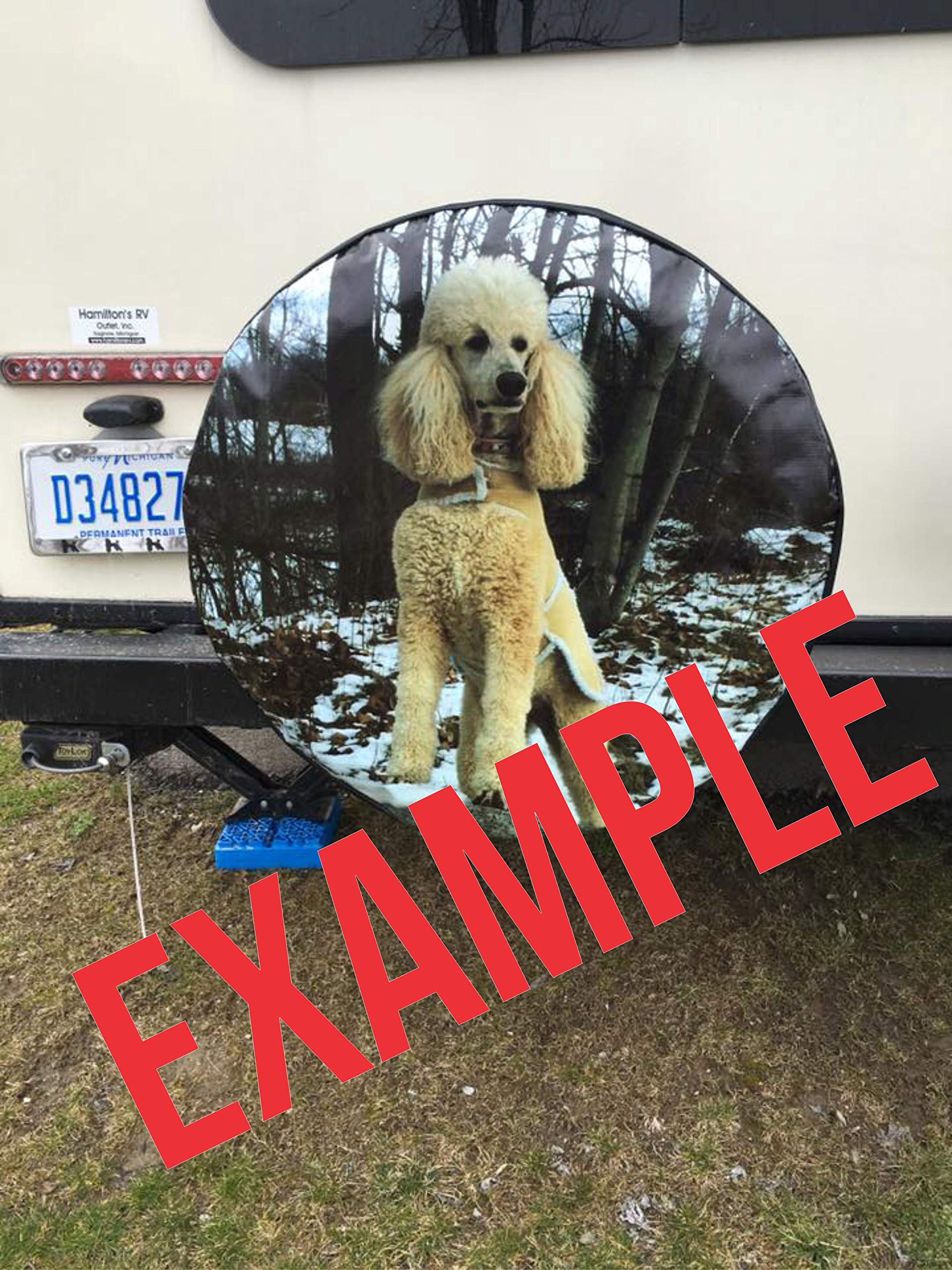Custom Personalized Spare Tire Cover - Choose Your Size & Backup Camera Option | Fits Any Car Make & Model | Perfect for SUVs, Trucks & Off-Road Adventures