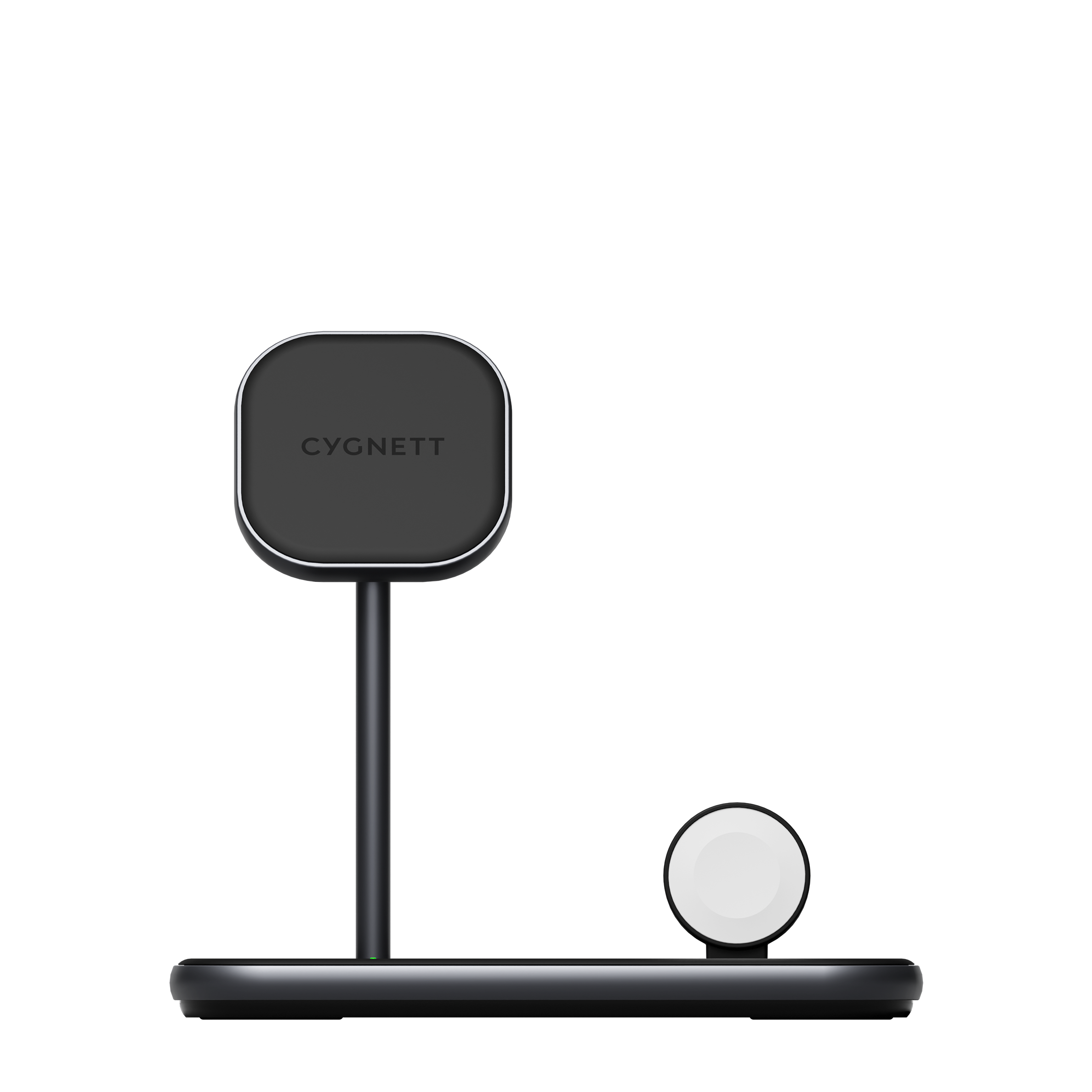 3-in-1 Magnetic Wireless Charger Stand for iPhone, Samsung & AirPods - Fast Charging Pad for Home, Office & Car Use