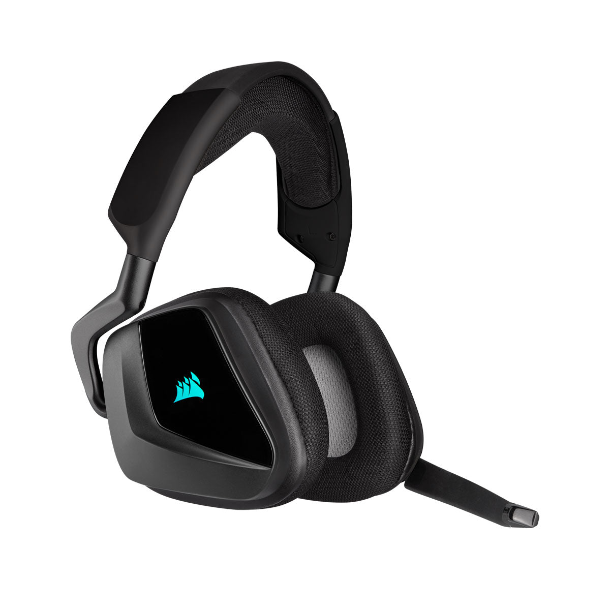 Corsair Void RGB Elite Wireless Gaming Headset - 7.1 Surround Sound, Noise Cancelling Mic, Comfortable Memory Foam - Perfect for PC, PS5, Xbox & Streaming (Black)